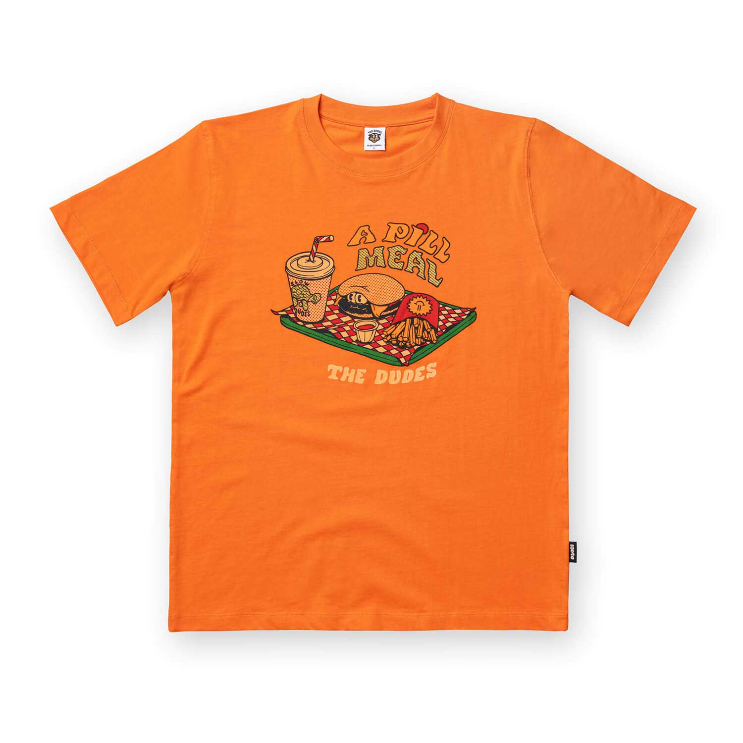 The Dudes A Pill Meal T-Shirt - bright orange XXXL