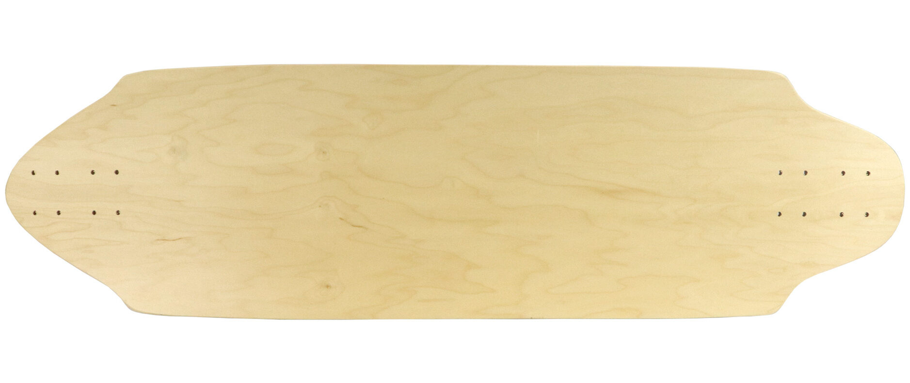 Impact Synthesis green Freeride Longboard-Deck 36 x 9.75