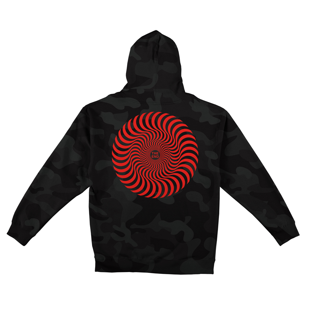 Kapuzenpulli Spitfire Classic Swirl Navy/Silver L