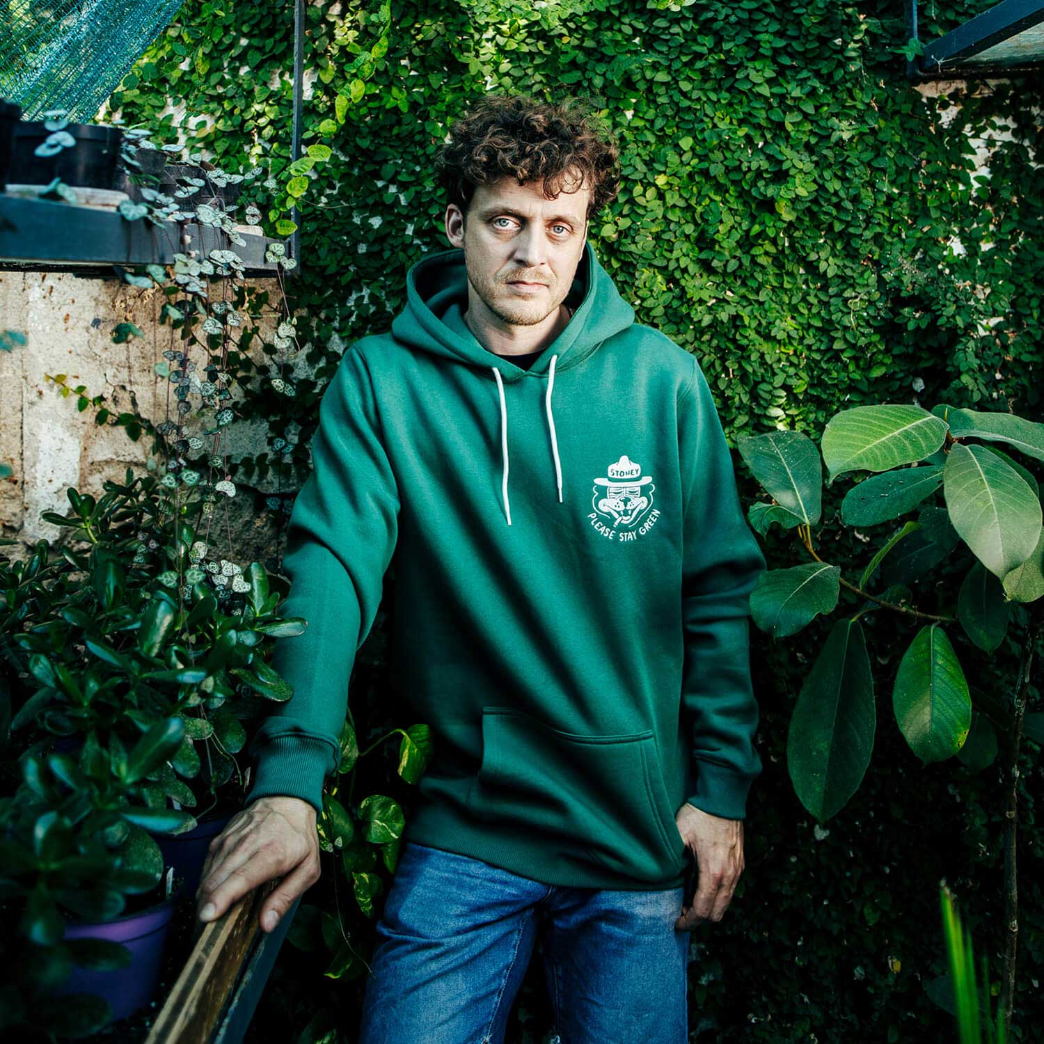 The Dudes Please Hoody - bottle green XXL The Dudes Please Hoody - bottle green XXL