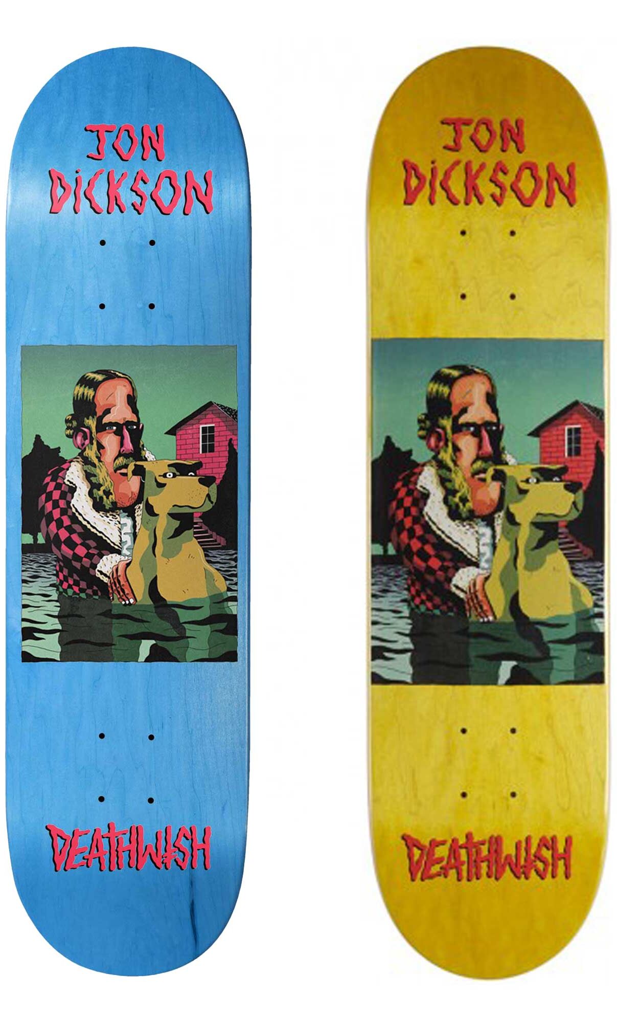 DEATHWISH Deck THE POND JD 8.0, assorted 8.0 DEATHWISH Deck THE POND JD 8.0, assorted 8.0