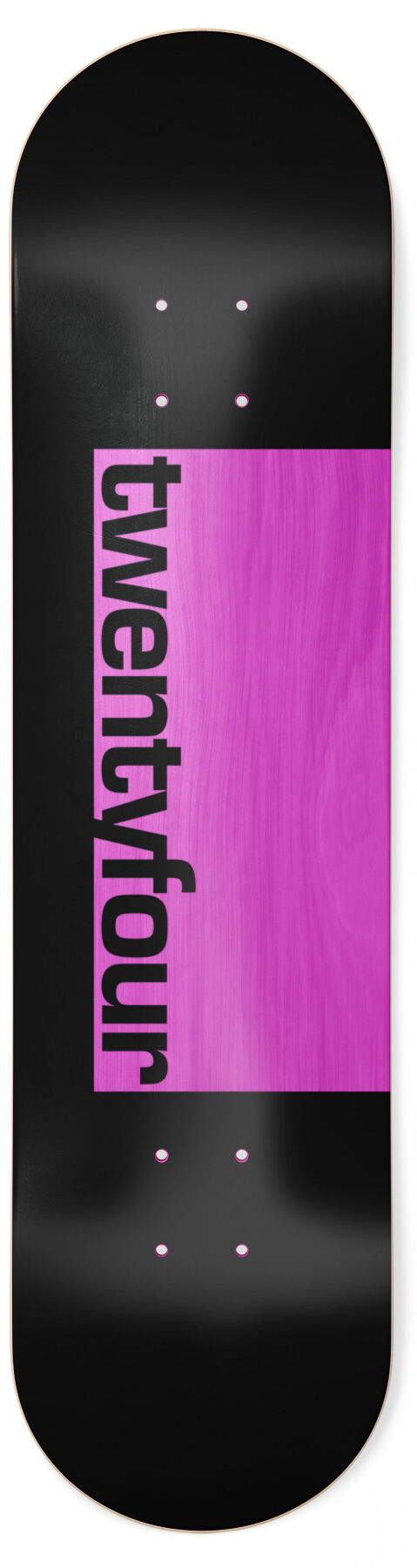 Skateshop24 - twentyfour black Skateboard Deck Skateshop24 - twentyfour black Skateboard Deck 8.75