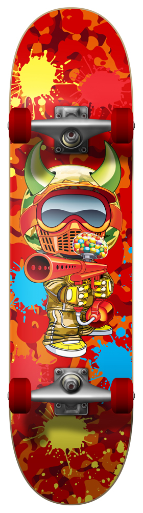 Speed Demons Komplettboard Paintballer Red Camo 7,50