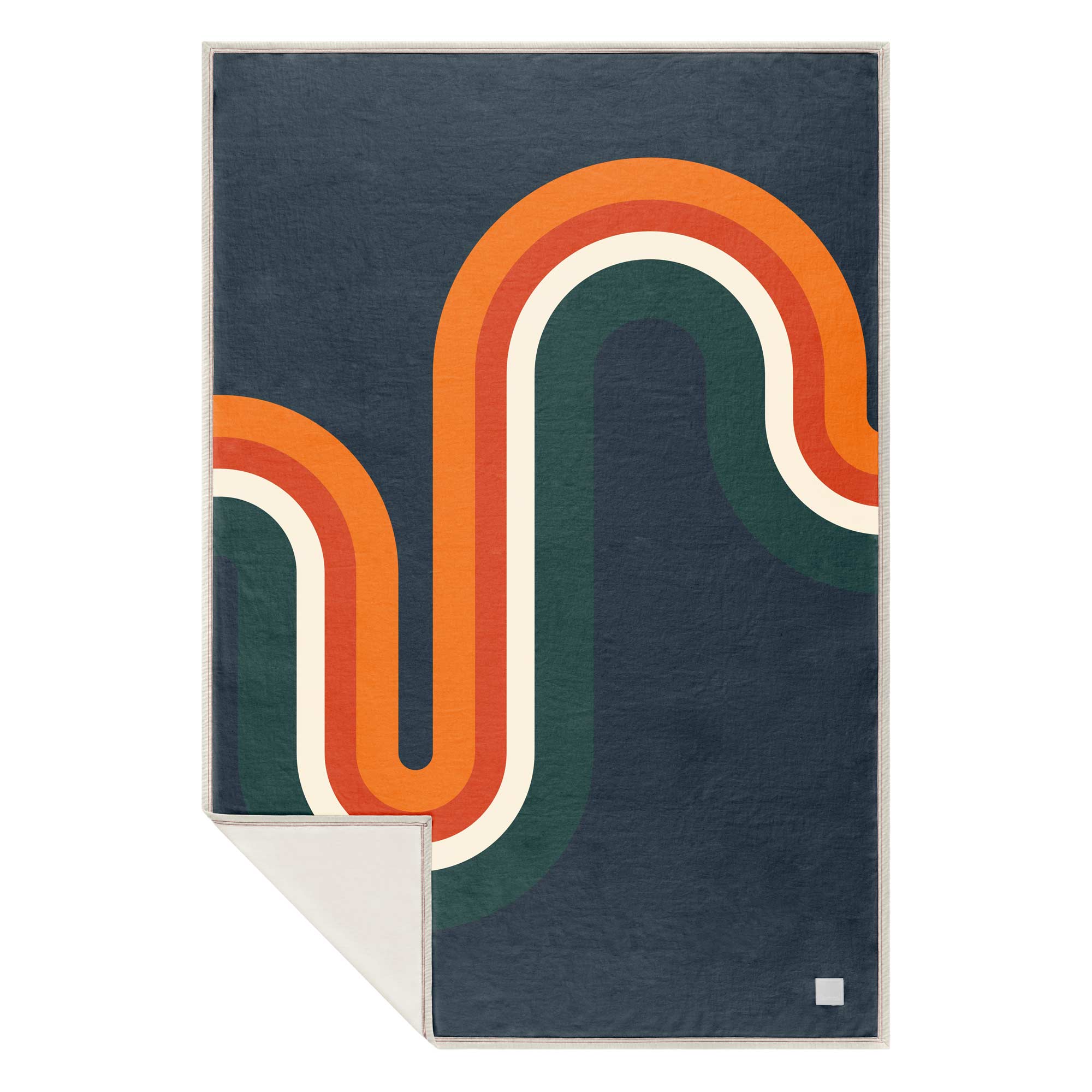 RUMPL Blanket COZYHEMP PRINTED / THROW, harvest wave RUMPL Blanket COZYHEMP PRINTED / THROW, harvest wave