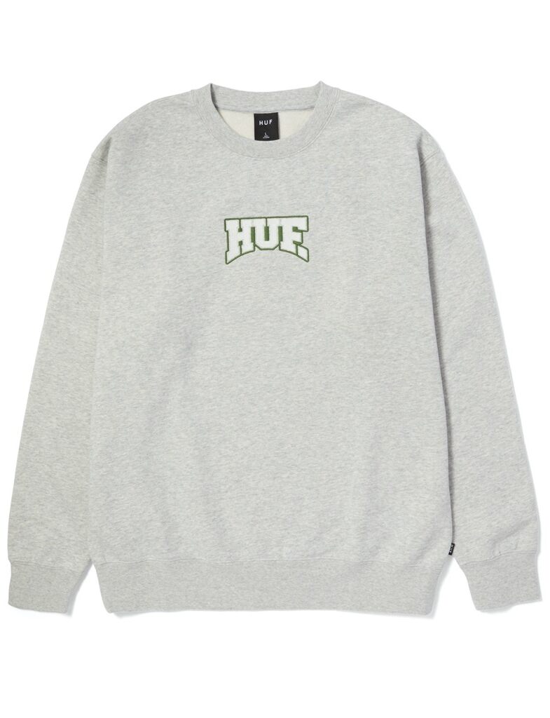 HUF Home Team Pullover - heather grey S