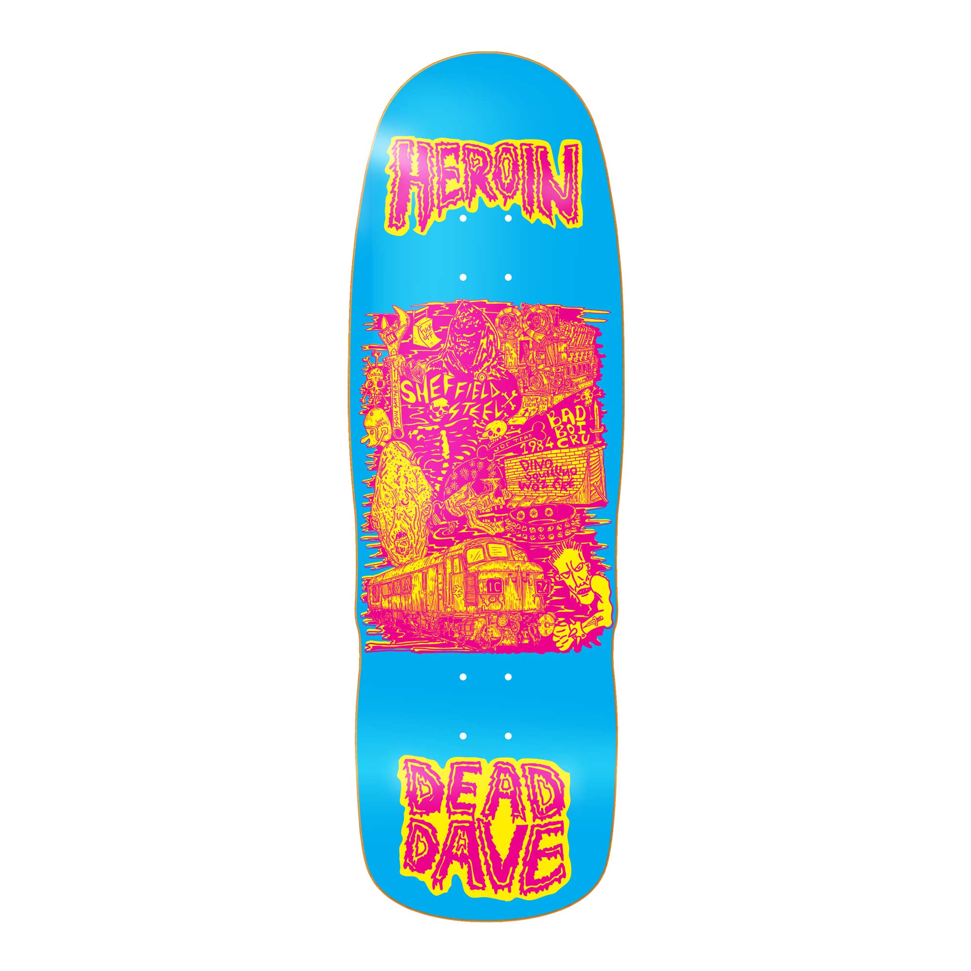 HEROIN Deck ALLEGORY OF FREAR DD 10.1, blue 10.1