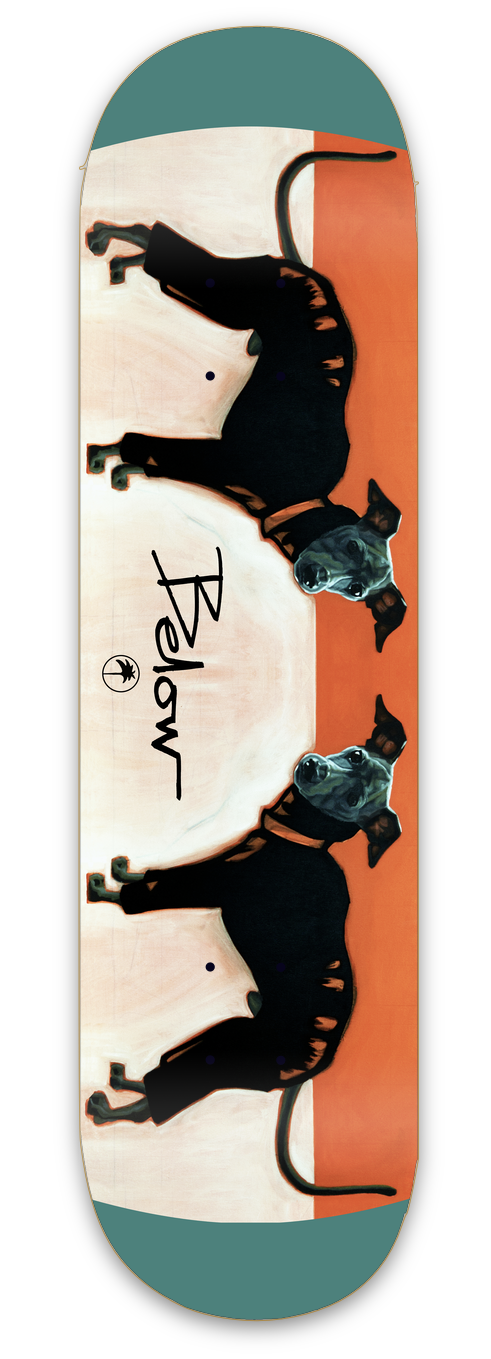 Below Skateboards The Glow Skateboard Deck 8.37 Below Skateboards The Glow Skateboard Deck