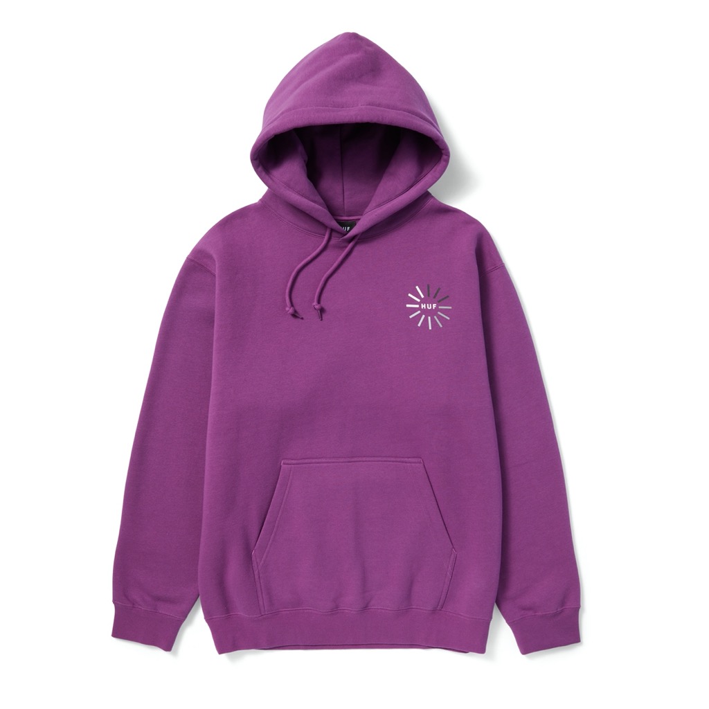 HUF Digital Domain Hoodie - grape XXL