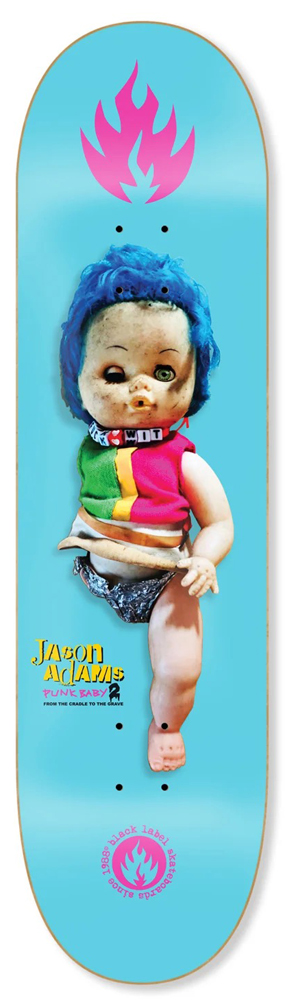 Black-Label Skateboard Deck Adams Punk Baby 8,75 Black-Label Skateboard Deck Adams Punk Baby 8,75
