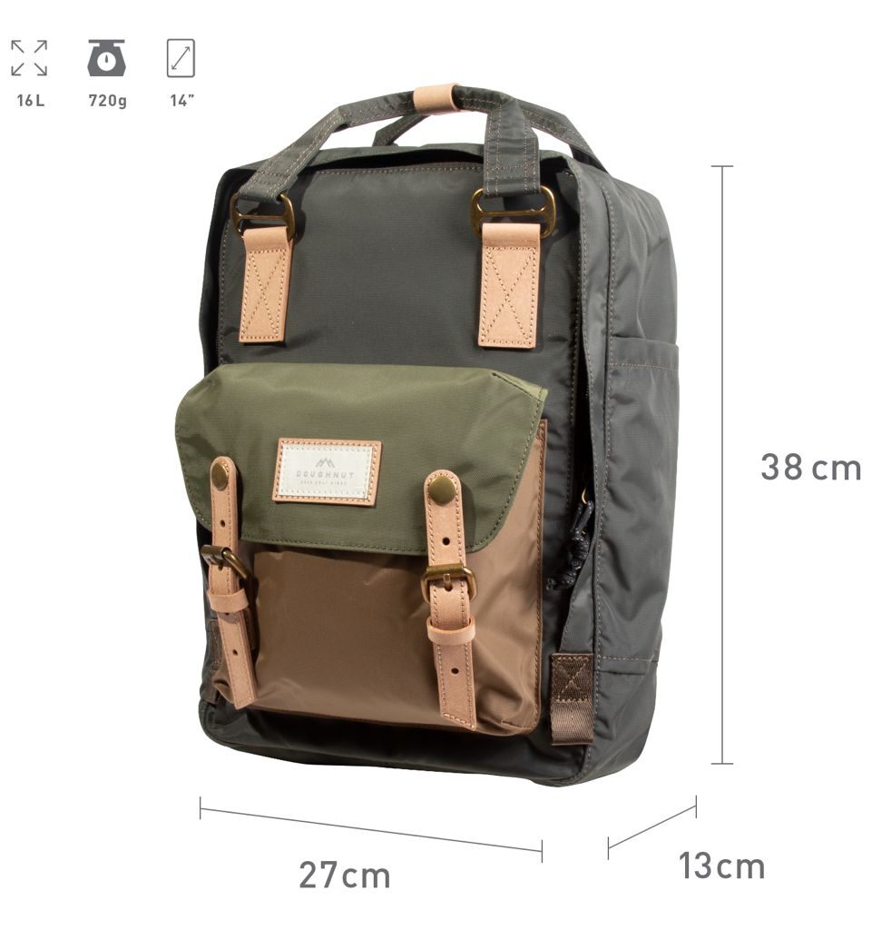 Doughnut Macaroon Jungle Series Rucksack - olive x army