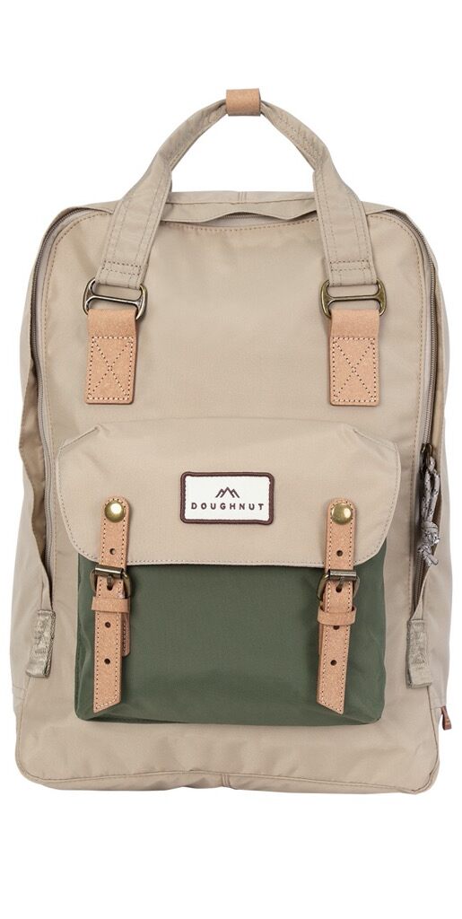 Doughnut Macaroon Large Jungle Backpack - beige