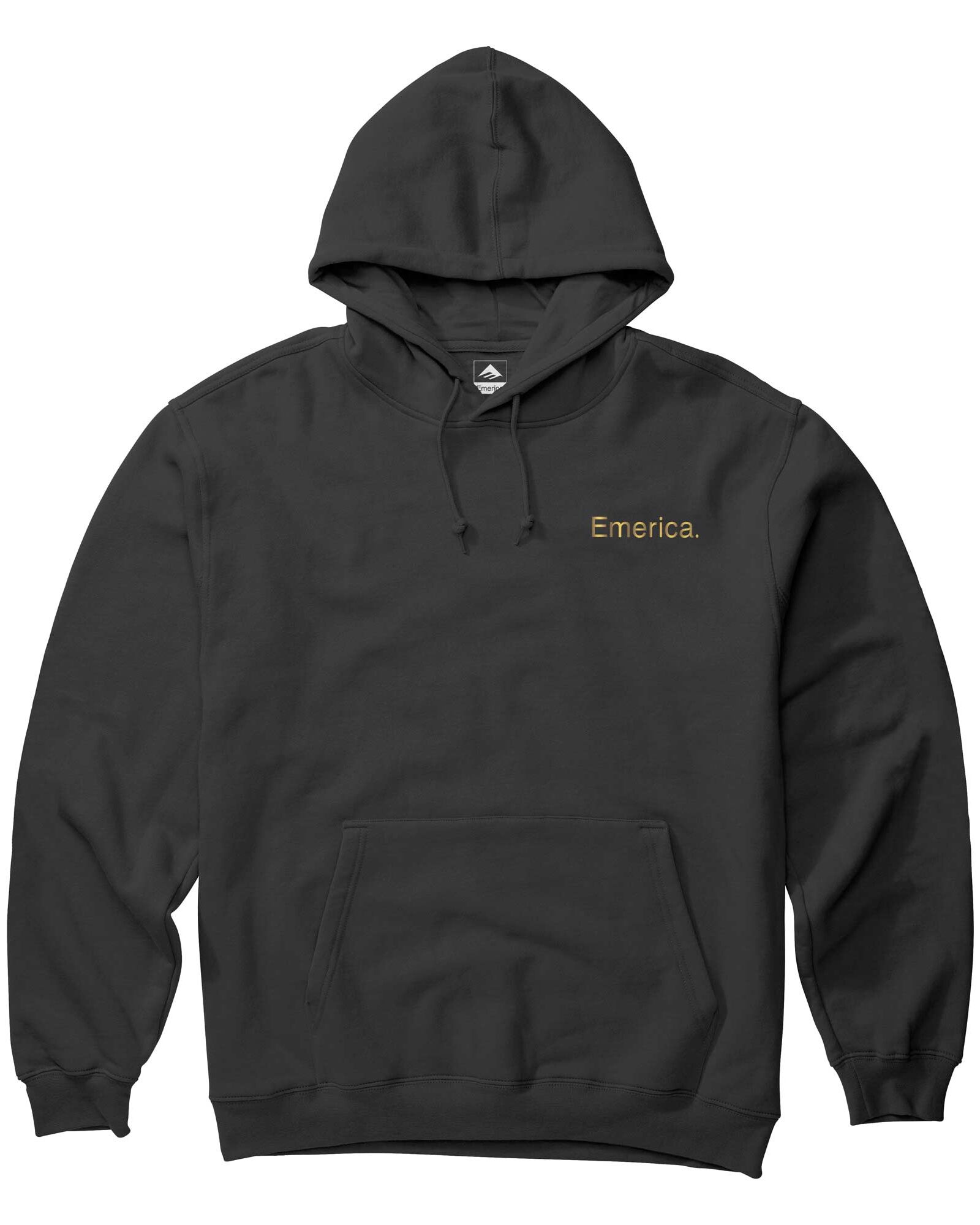 EMERICA Sweat LOCKUP HOODIE, black/gold XXL