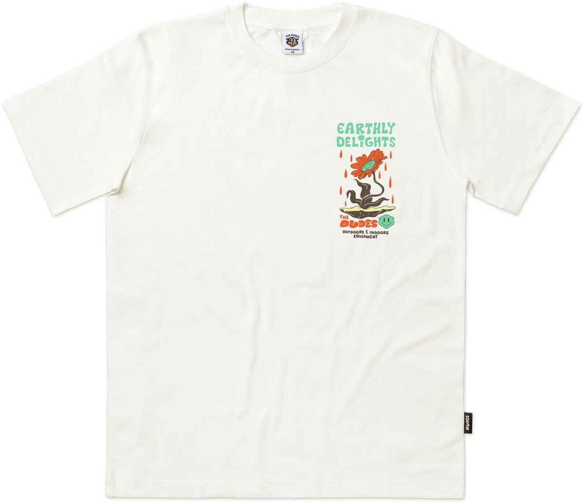 The Dudes Earthly Delights Classic T-Shirt Premium - off-white XXXL