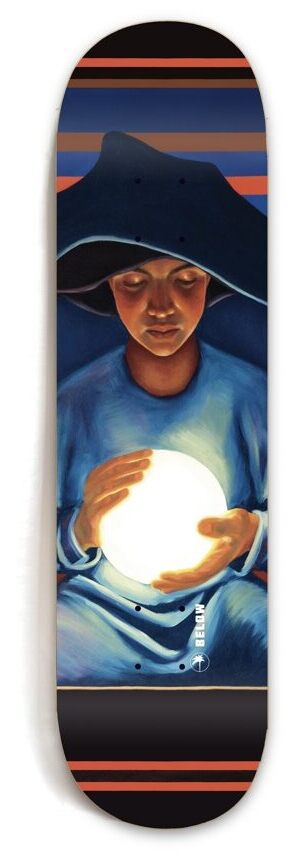 Below Skateboards The Glow Skateboard Deck 8.75