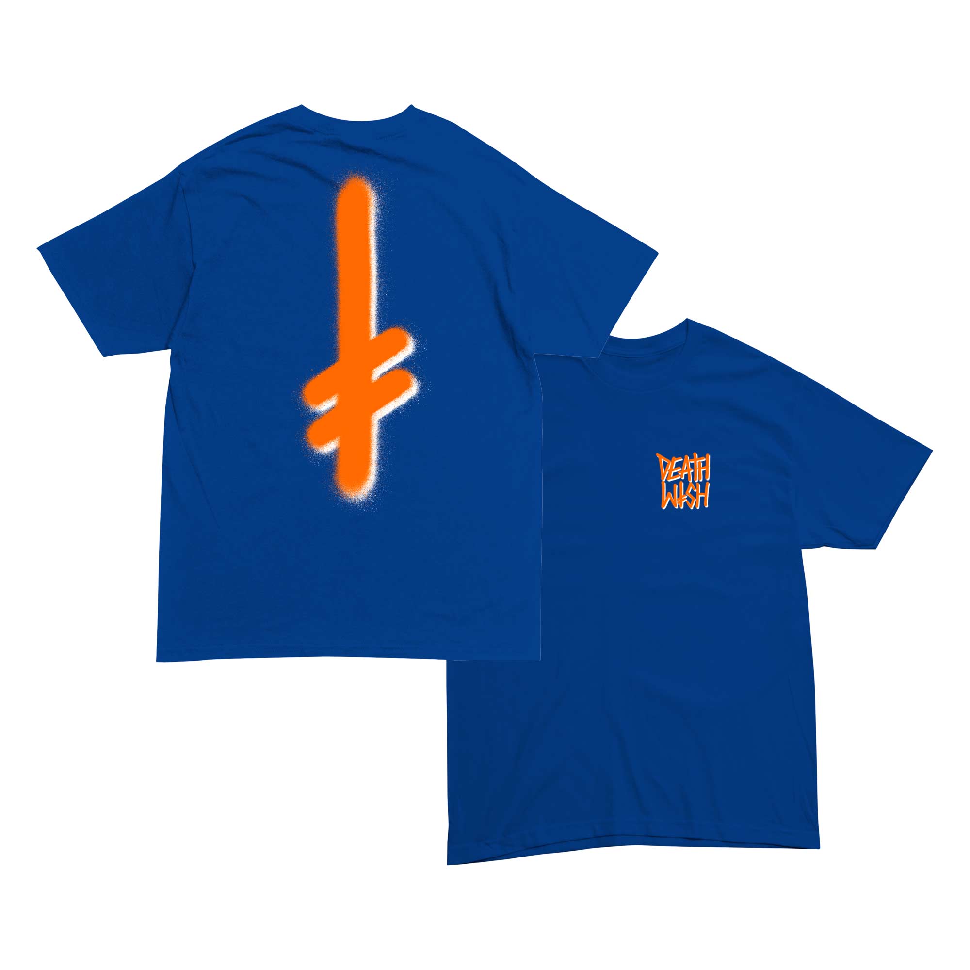DEATHWISH T-Shirt THE TRUTH, royal/orange XL