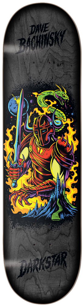 Darkstar Skateboard Deck Bachinsky Blacklight R7 SAP 8
