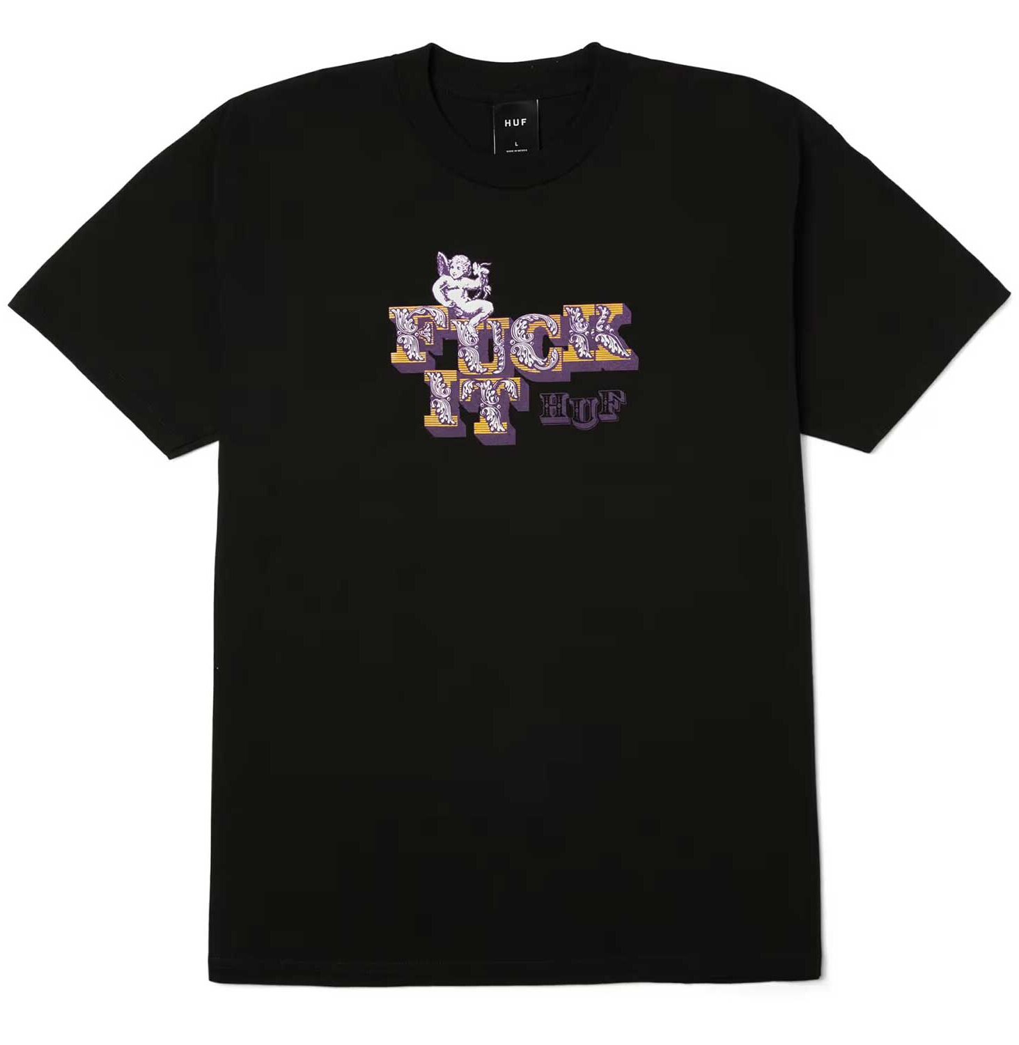 HUF Divine T-Shirts - black HUF Divine T-Shirts - black