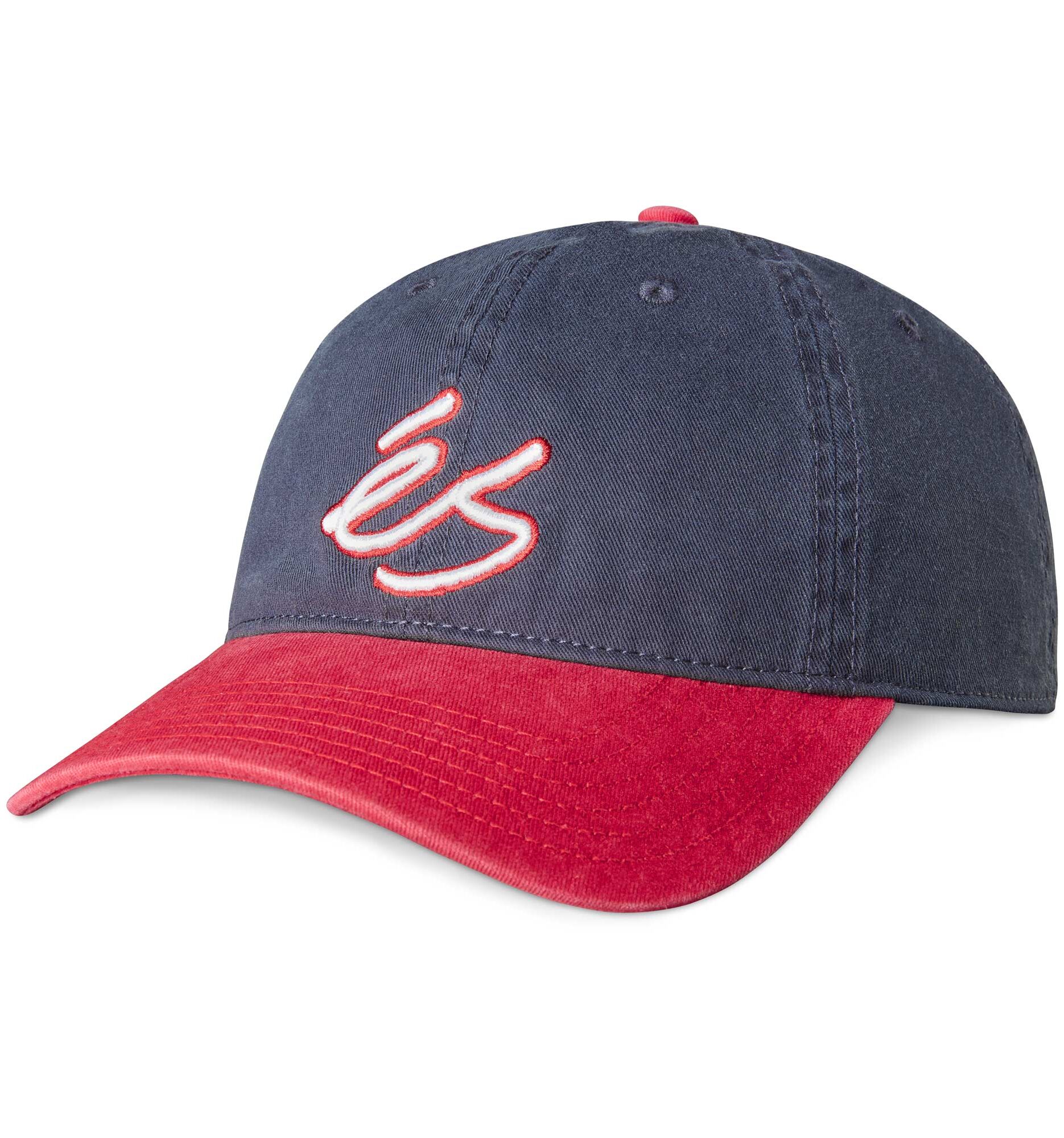 eS SKB Cap SCRIPT Dad hat, navy