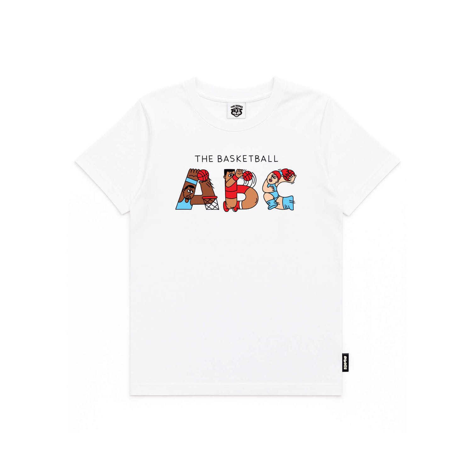 Awesome ABC Basketball ABC T-Shirt Kids - White