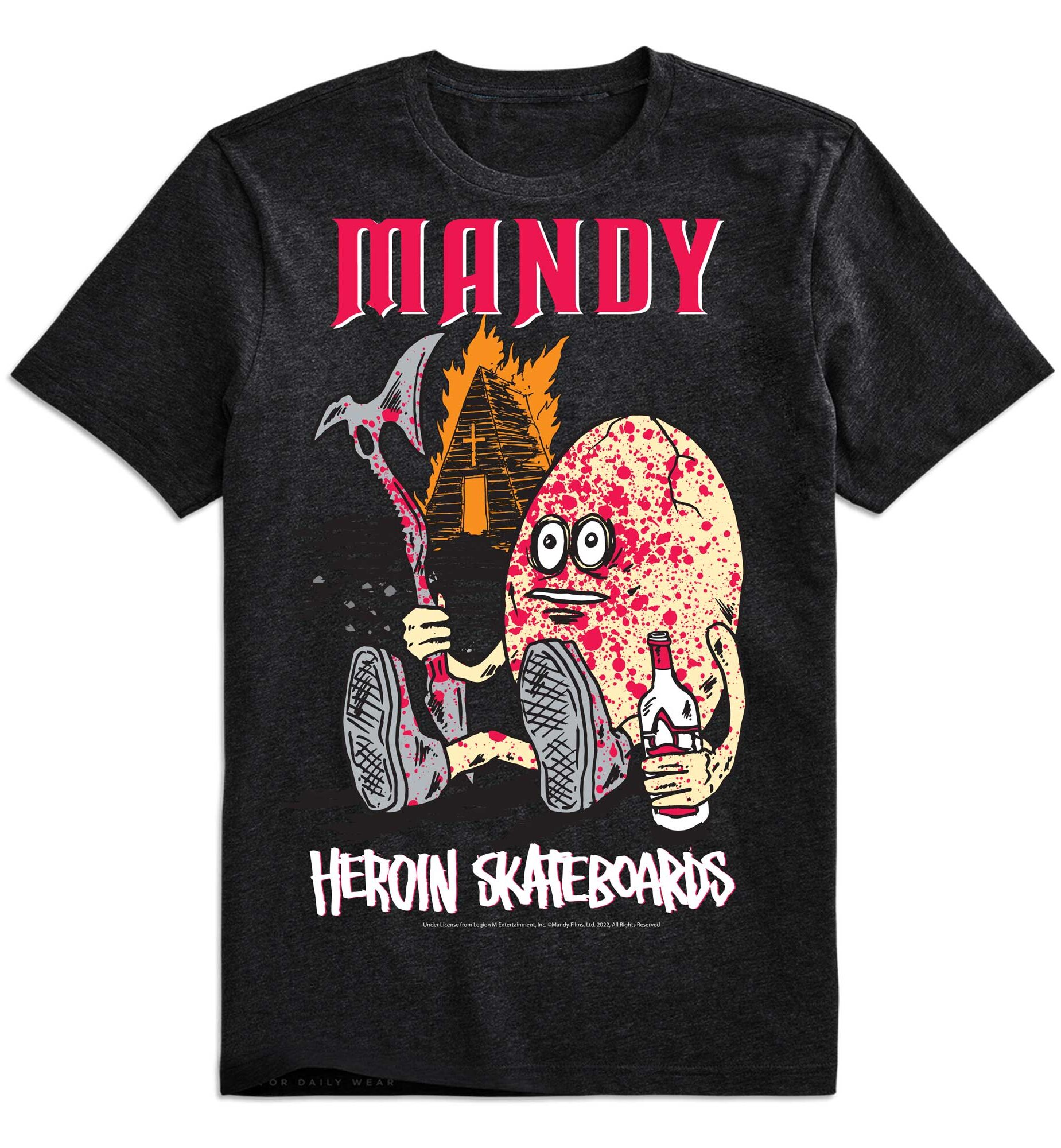 HEROIN T-Shirt MANDY black HEROIN T-Shirt MANDY, black M