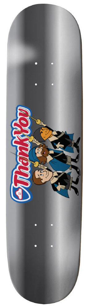 Deck Thank You Musketeers 8,00 Silver Foil Deck Thank You Musketeers 8,00 Silver Foil