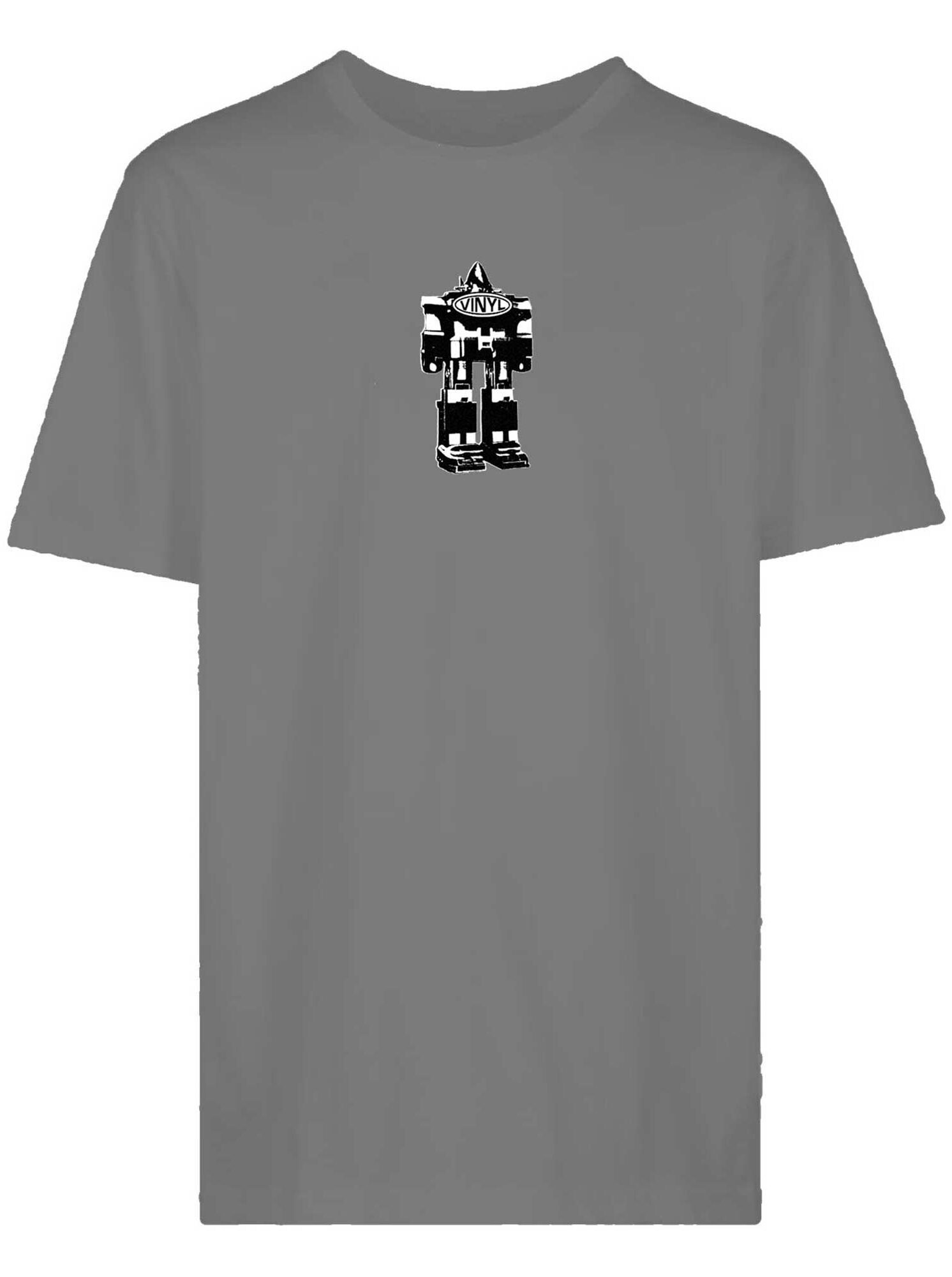VINYL T-Shirt ROBOT charcoal VINYL T-Shirt ROBOT, charcoal L
