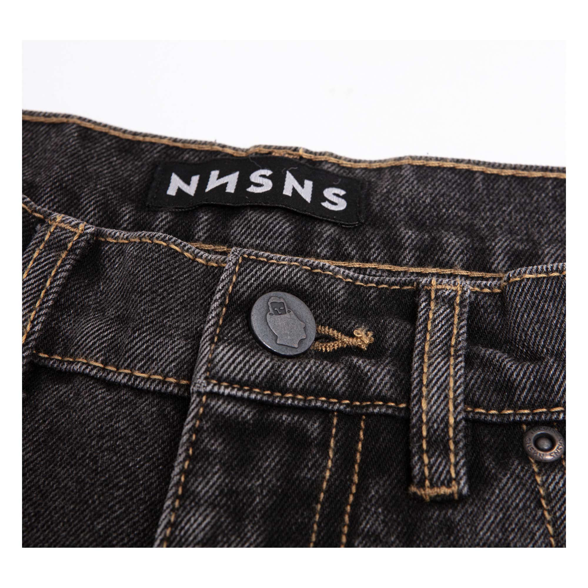 NNSNS Pant NESSIE, washed black 29/30