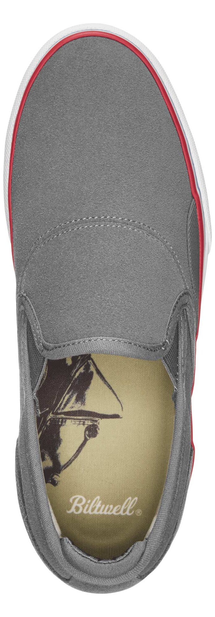 EMERICA Shoe WINO G6 SLIP-ON X BILTWELL cha, charcoal 12