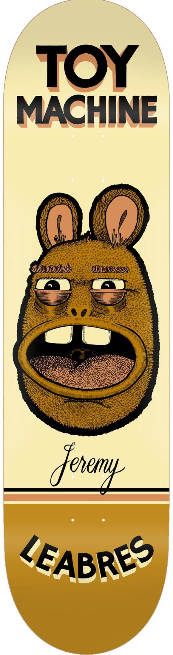 Toy Machine Pen N Ink Leabres Skateboard Deck 8.25 Toy Machine Pen N Ink Leabres Skateboard Deck 8.25