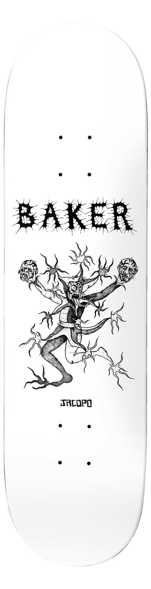 BAKER Deck MISTY FLIP JUDO CHOP JC 8.25, white 8.2