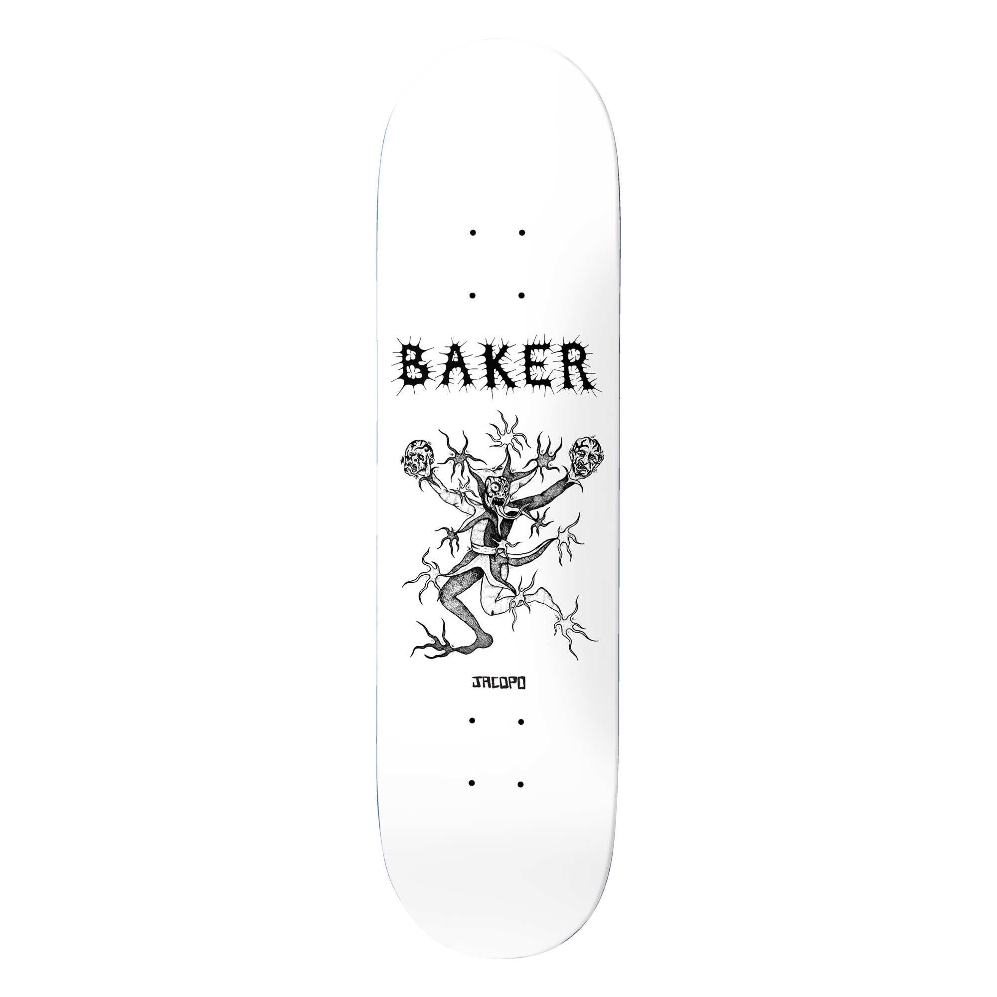BAKER Deck MISTY FLIP JUDO CHOP JC 8.25, white 8.2 BAKER Deck MISTY FLIP JUDO CHOP JC 8.25, white 8.2