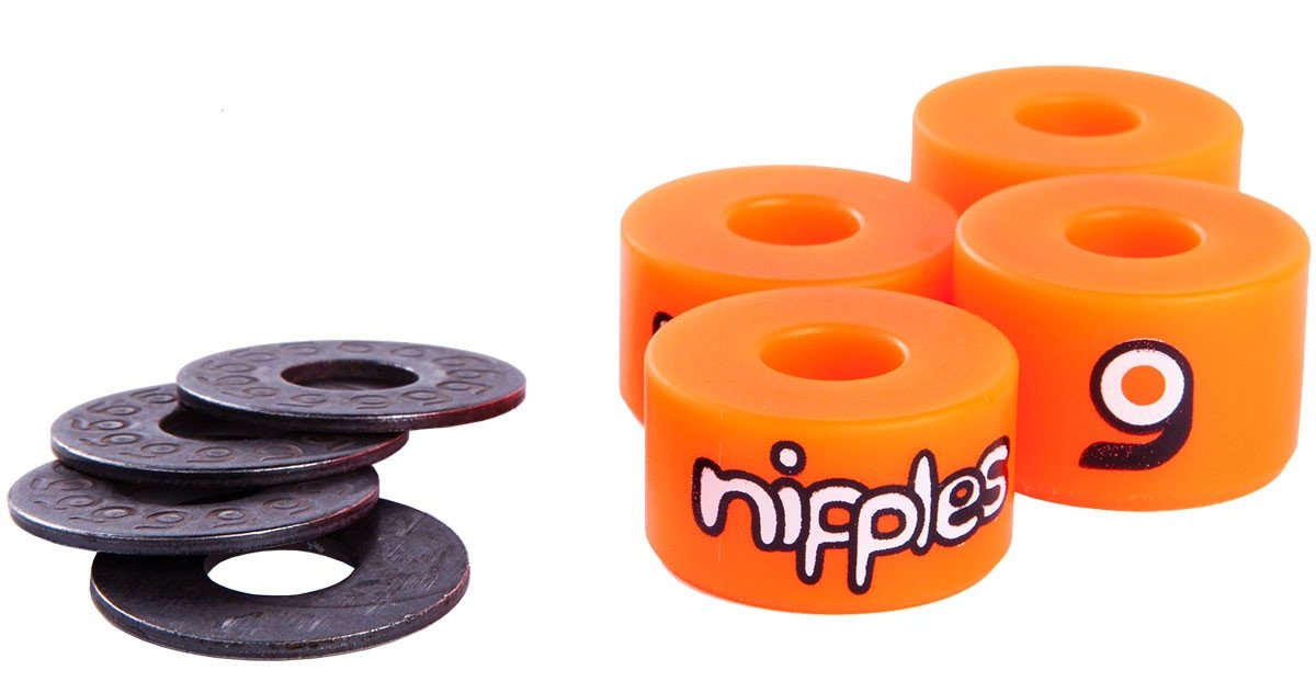 Tracker Truck 180mm Fastrack Black Hangar with Nipple Bushings Tracker Truck 180mm Fastrack Black Hangar with Nipple Bushings