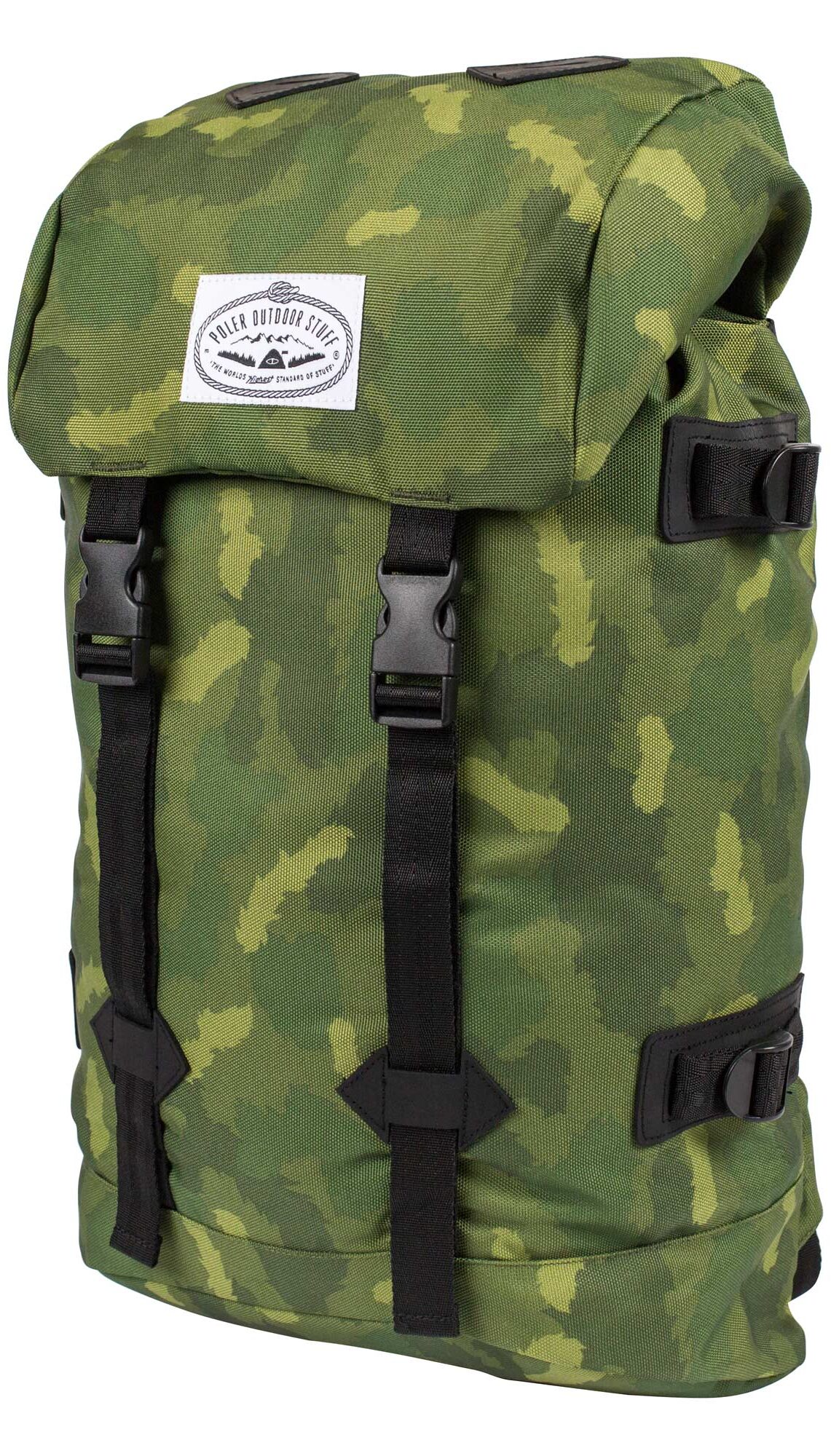 POLER Bag CLASSIC RUCKSACK, green furry camo