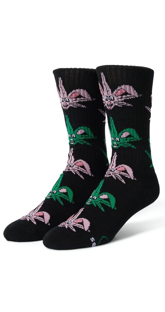 HUF Lucky Crew Socken - black HUF Lucky Crew Socken - black