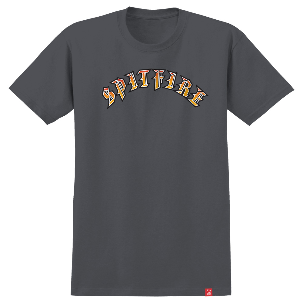 T-Shirt Spitfire Old E Orange S