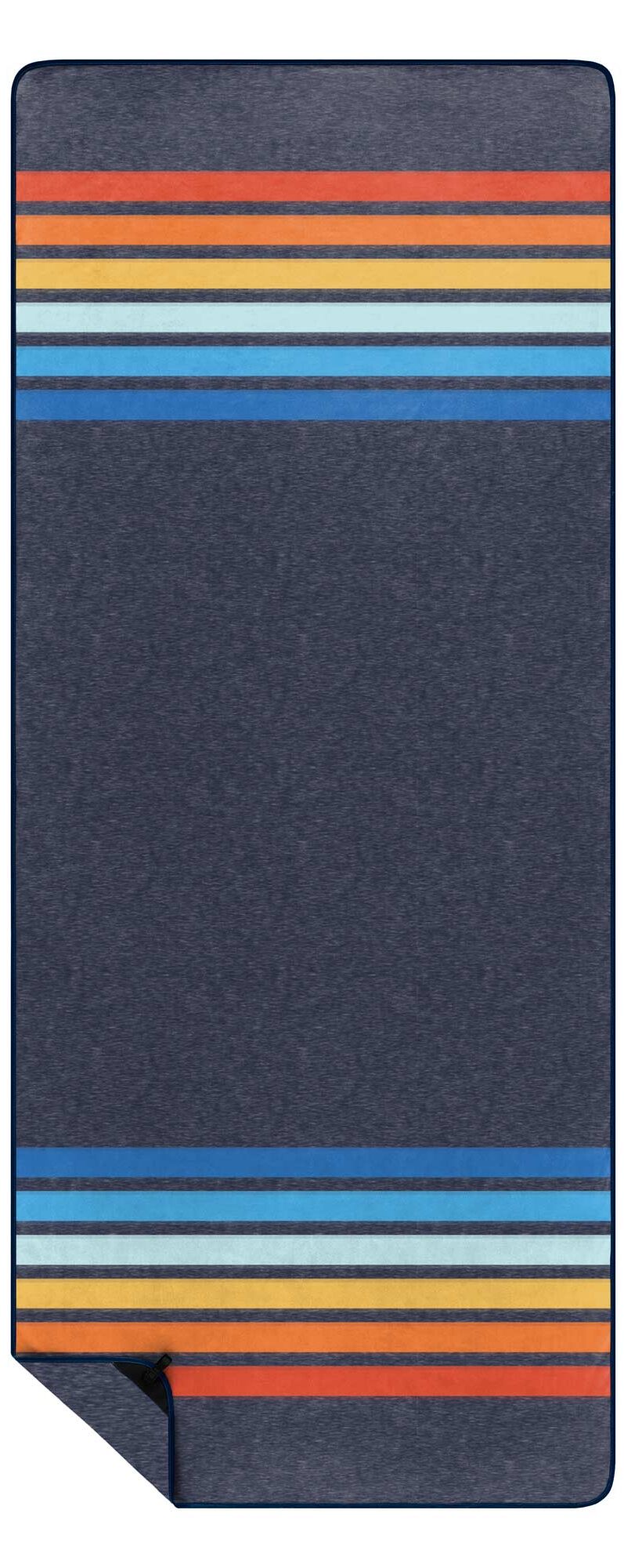 RUMPL Towel EVERYWHERE SHAMMY PRINTED, coast retro rays RUMPL Towel EVERYWHERE SHAMMY PRINTED, coast retro rays