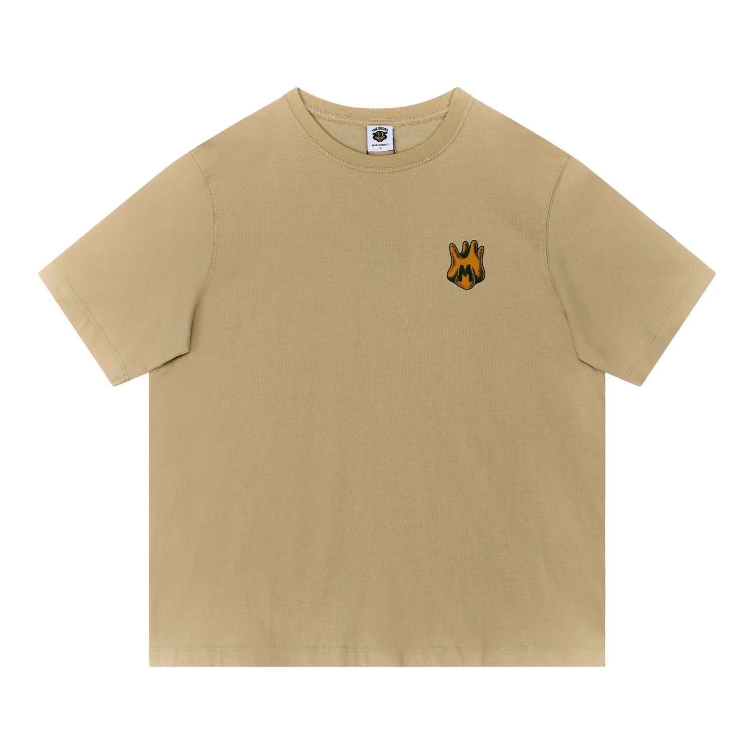 10066167-2 The Dudes Marea Dentadura T-Shirt - almond milk XXXL