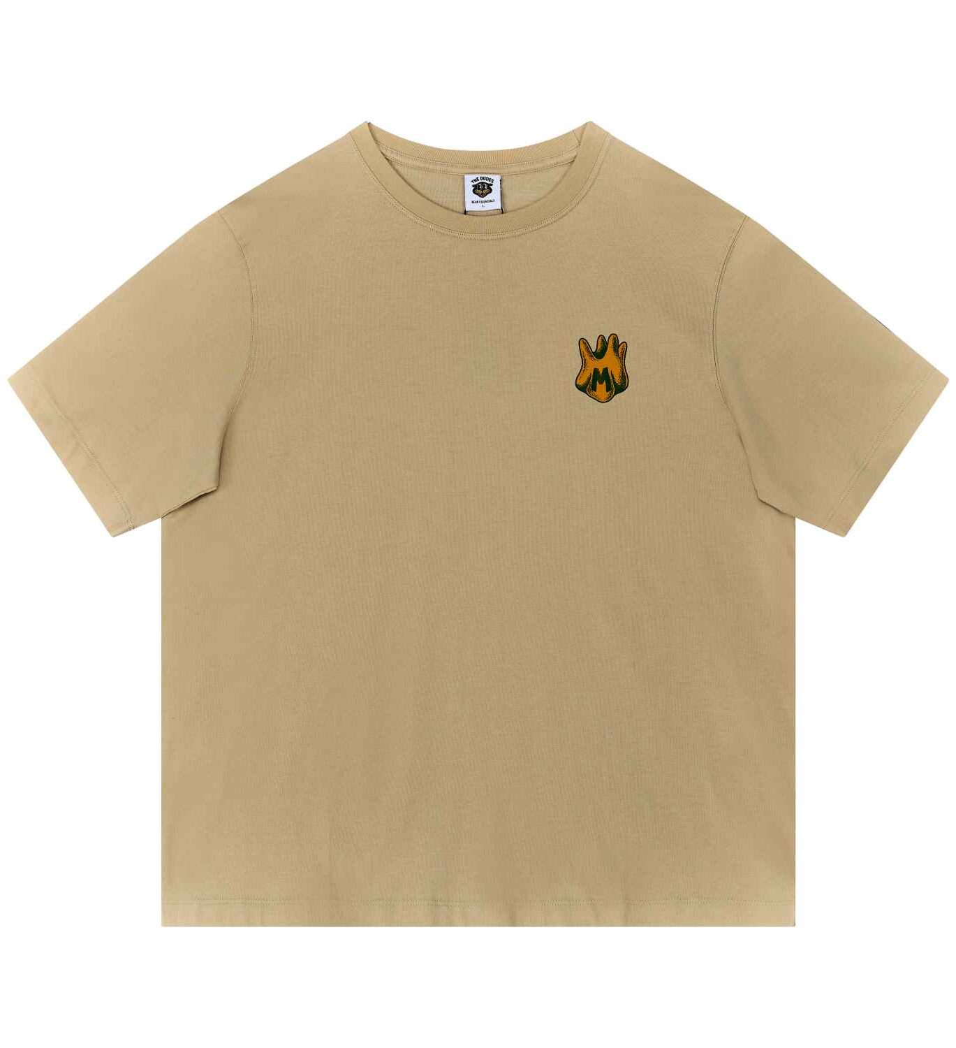 10066167-2 The Dudes Marea Dentadura T-Shirt - almond milk XXXL