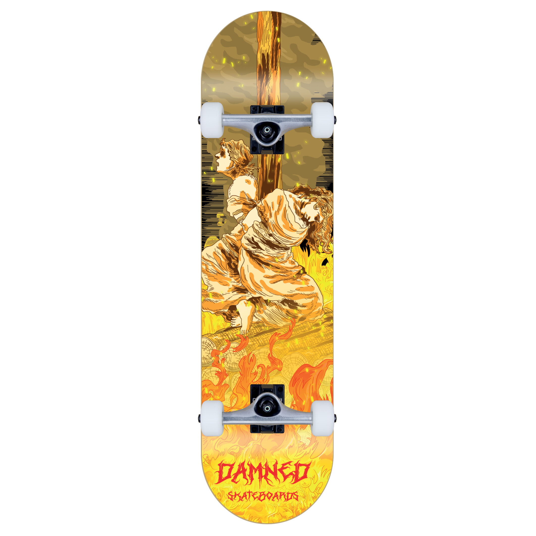 Damned Komplett Skateboard Burn the Priest 7.75