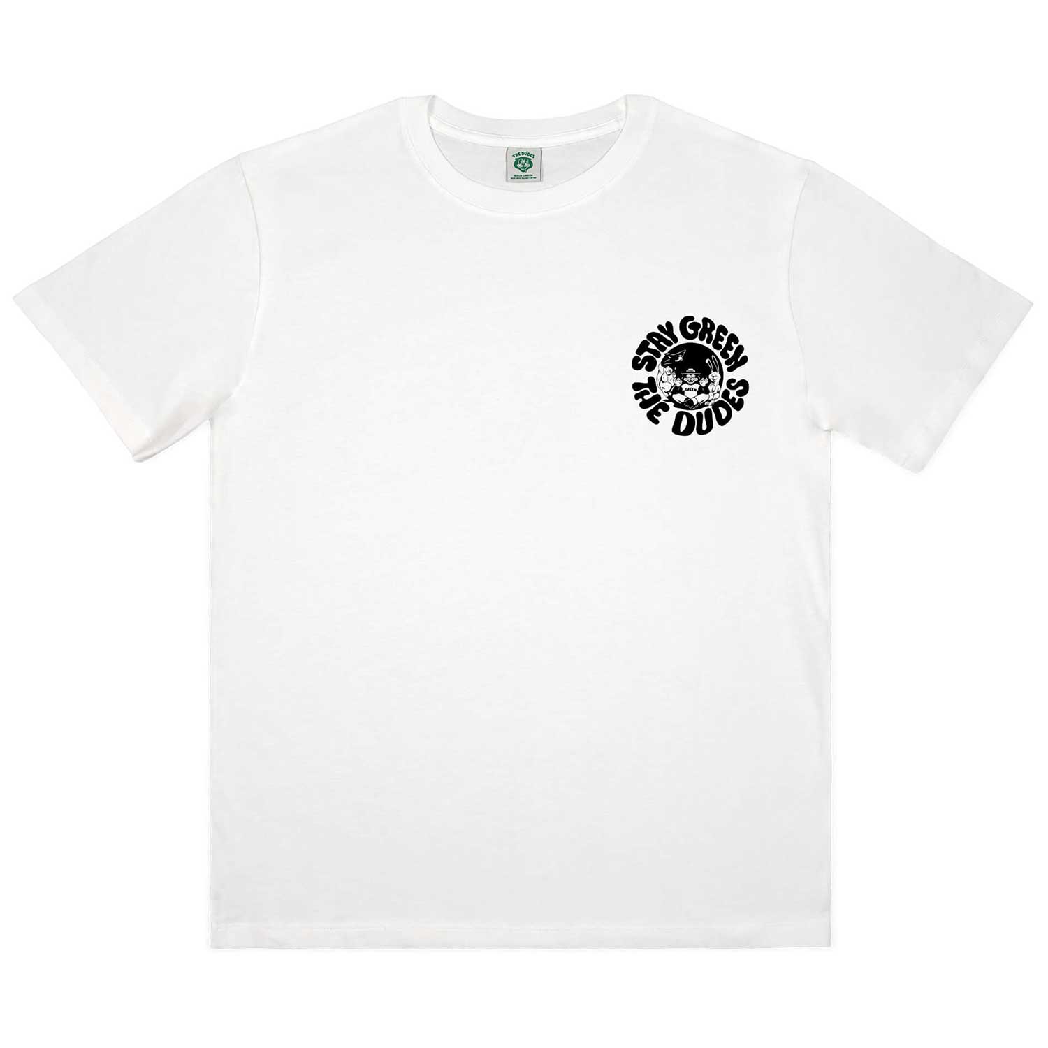 The Dudes Green Stoney Classic T-Shirt - off-white XXXL