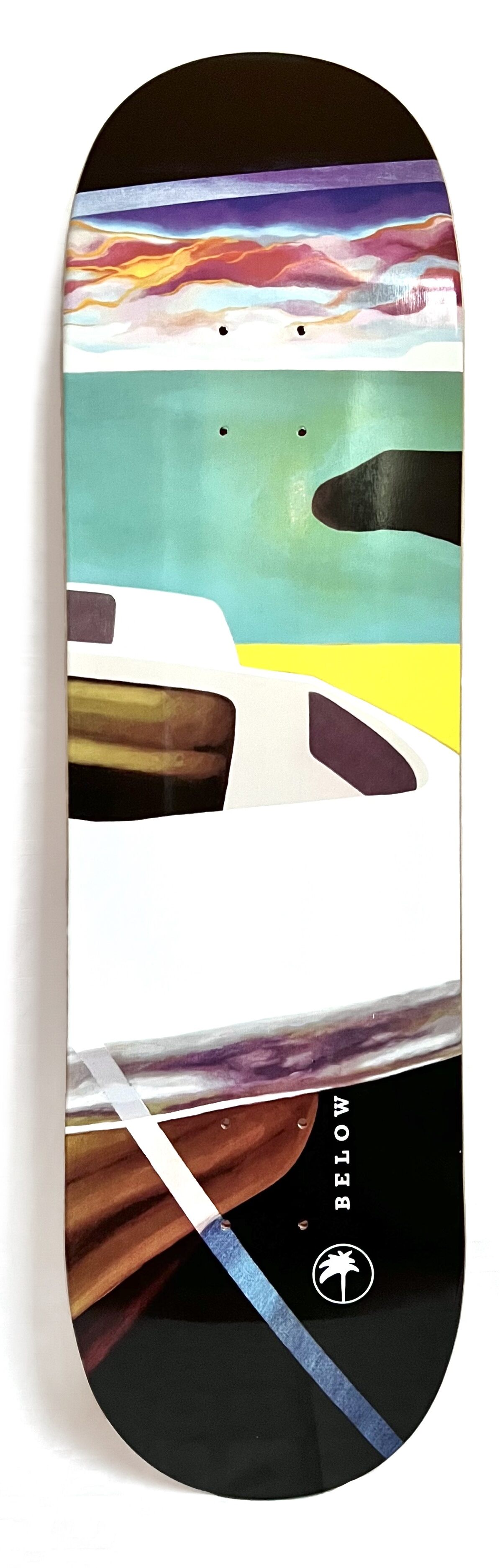 Below Skateboards The Boat Skateboard Deck 8.37 Below Skateboards The Boat Skateboard Deck 7.25