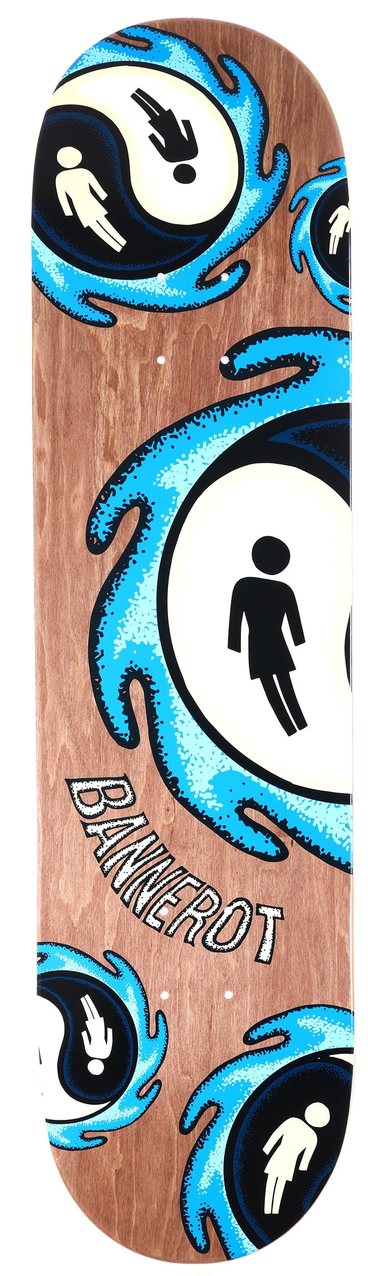 Girl Bannerot Yin Yang Skateboard Deck 8.25 Girl Bannerot Yin Yang Skateboard Deck 8.25