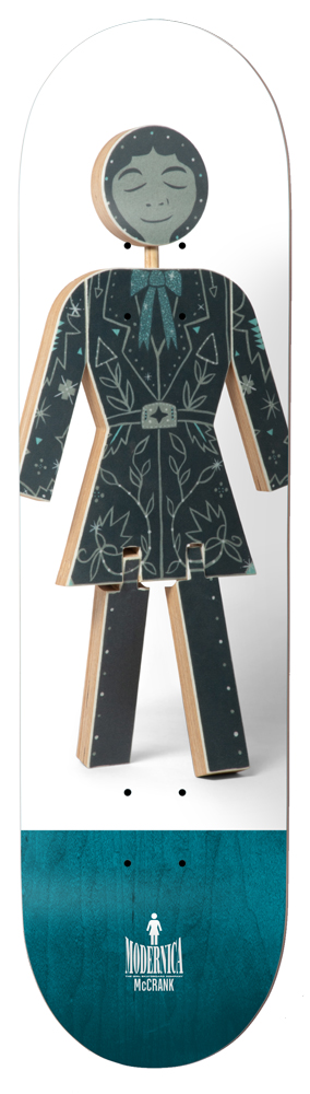 Girl Skateboard Deck McCrank Modernica OG 8,375 Girl Skateboard Deck McCrank Modernica OG 8,375