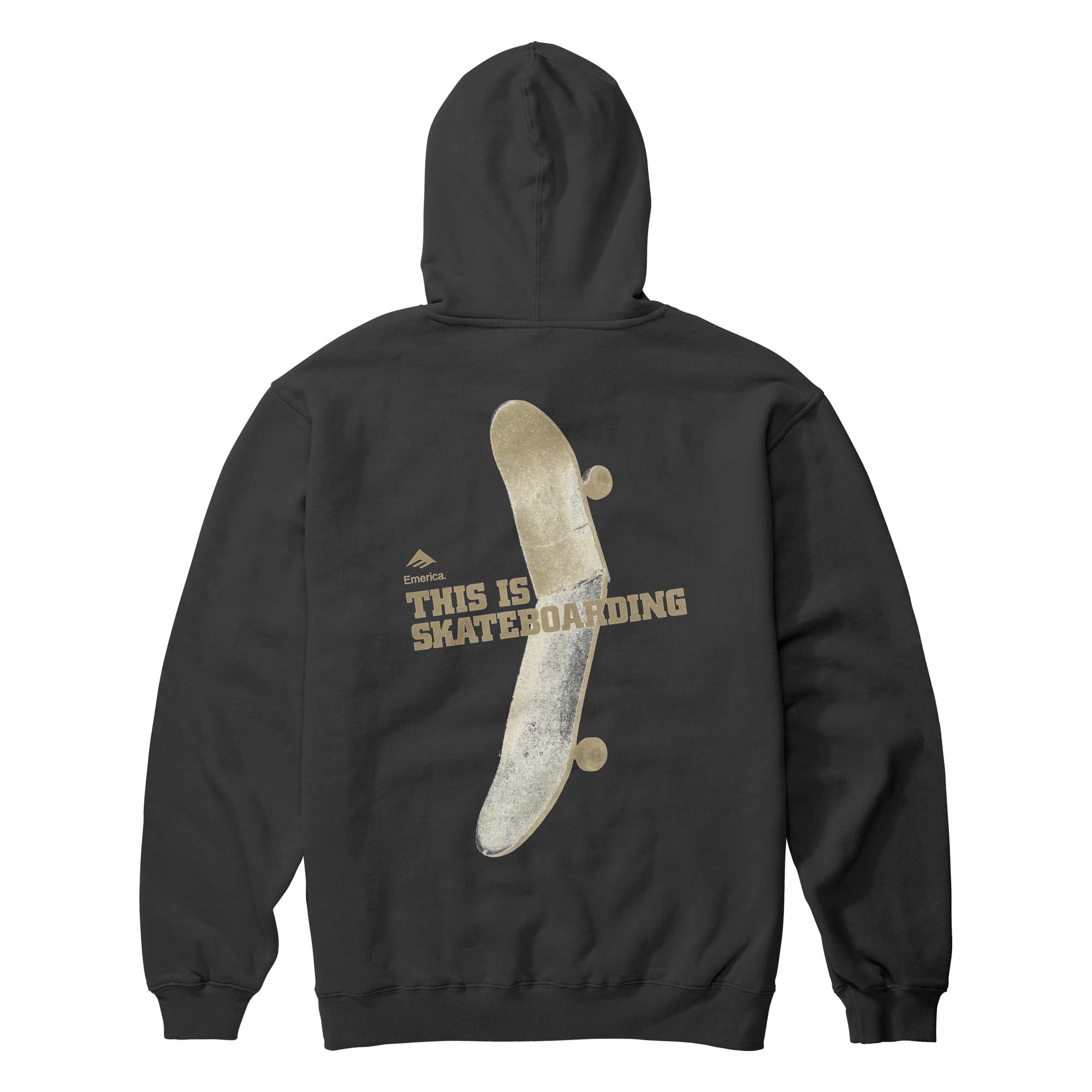 EMERICA Sweat THIS IS SKATEBOARDING HOODIE noir