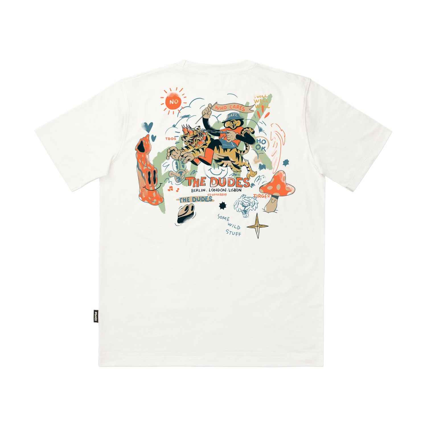 The Dudes Sketchy Classic T-Shirt Premium - off-white The Dudes Sketchy Classic T-Shirt Premium - off-white M