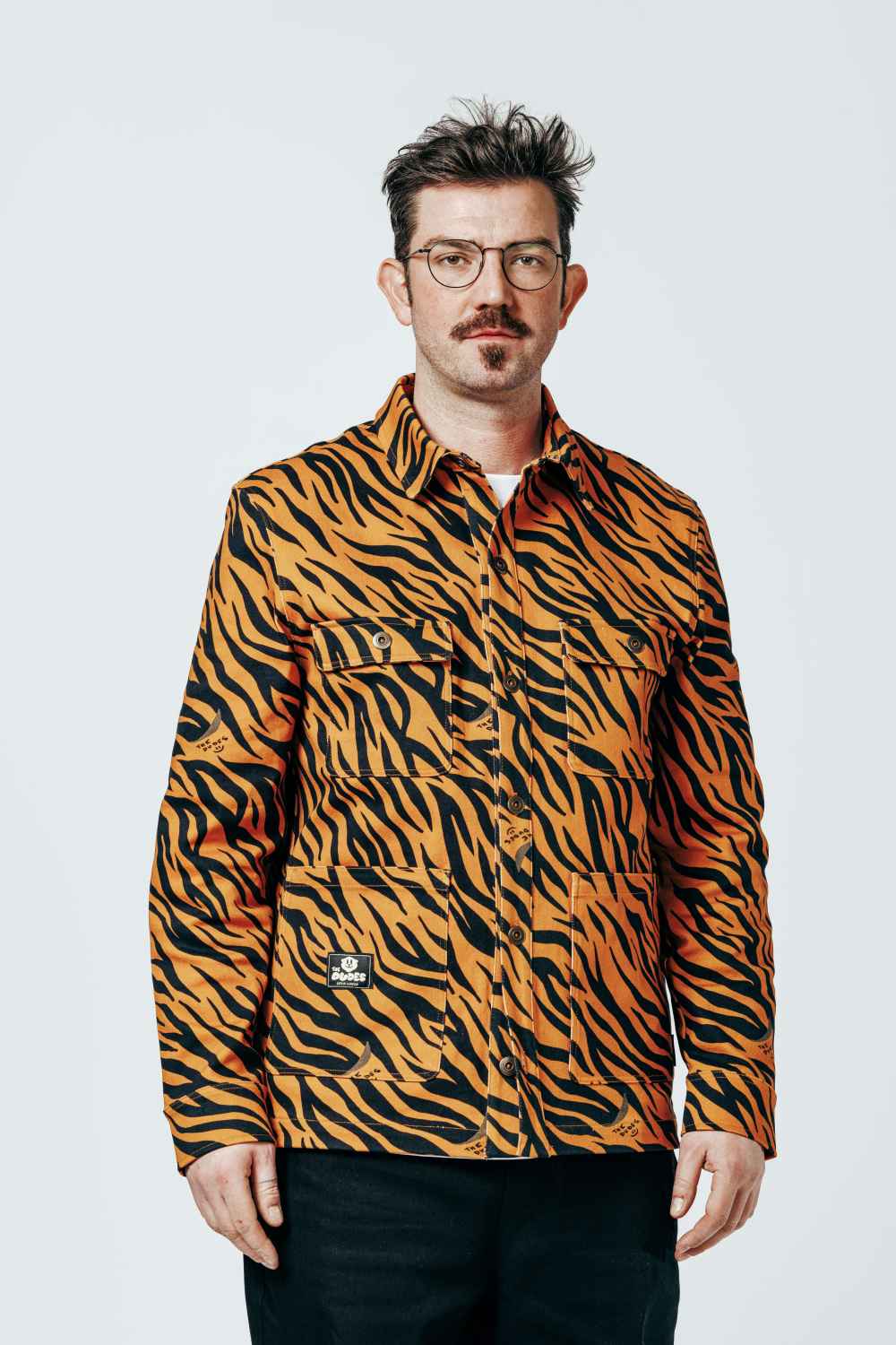 The Dudes TIGRRRR Dave Premium Overshirt - Multicolor XXXL