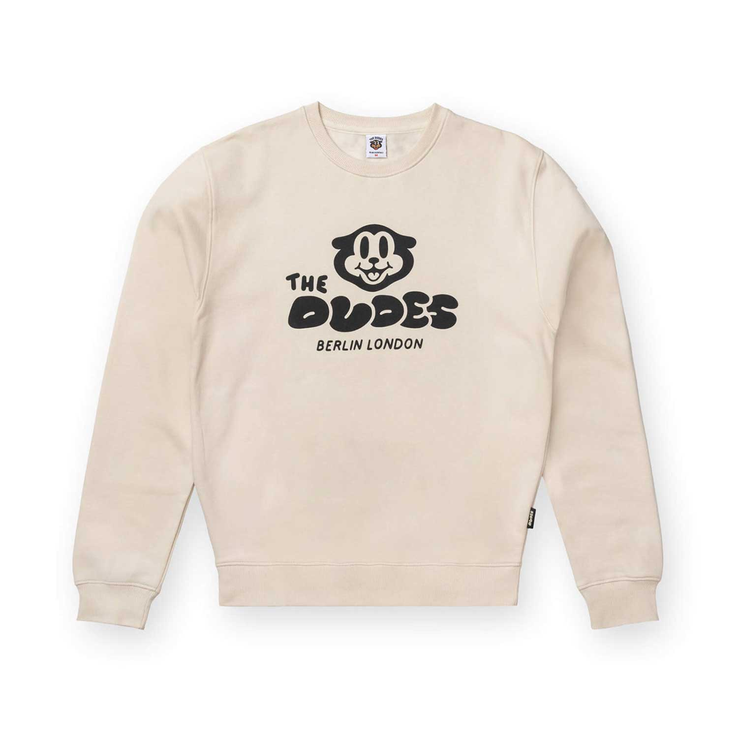The Dudes Dudes Logo Pullover - almond milk XXXL