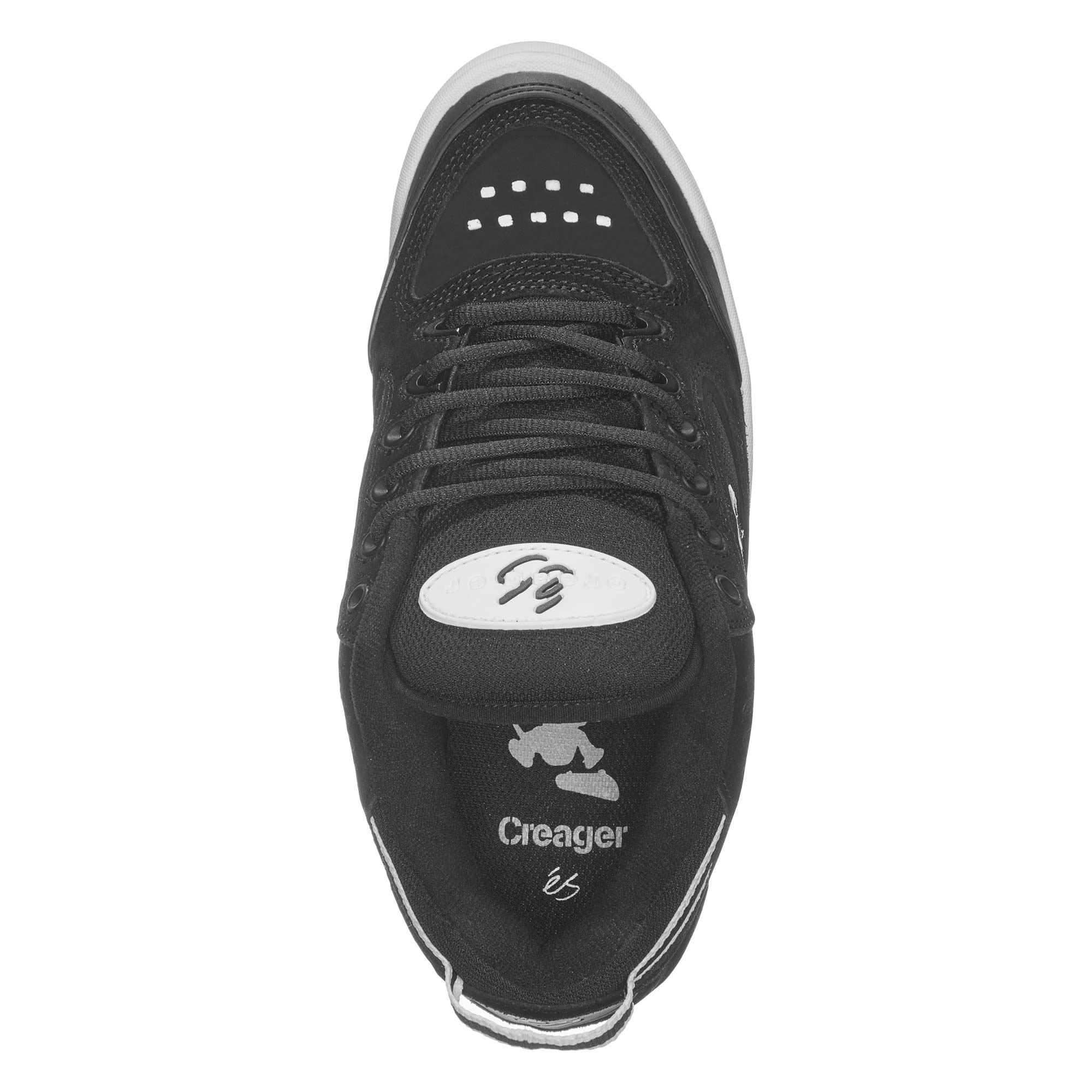 eS SKB Shoe CREAGER bla/whi/whi black/white/white