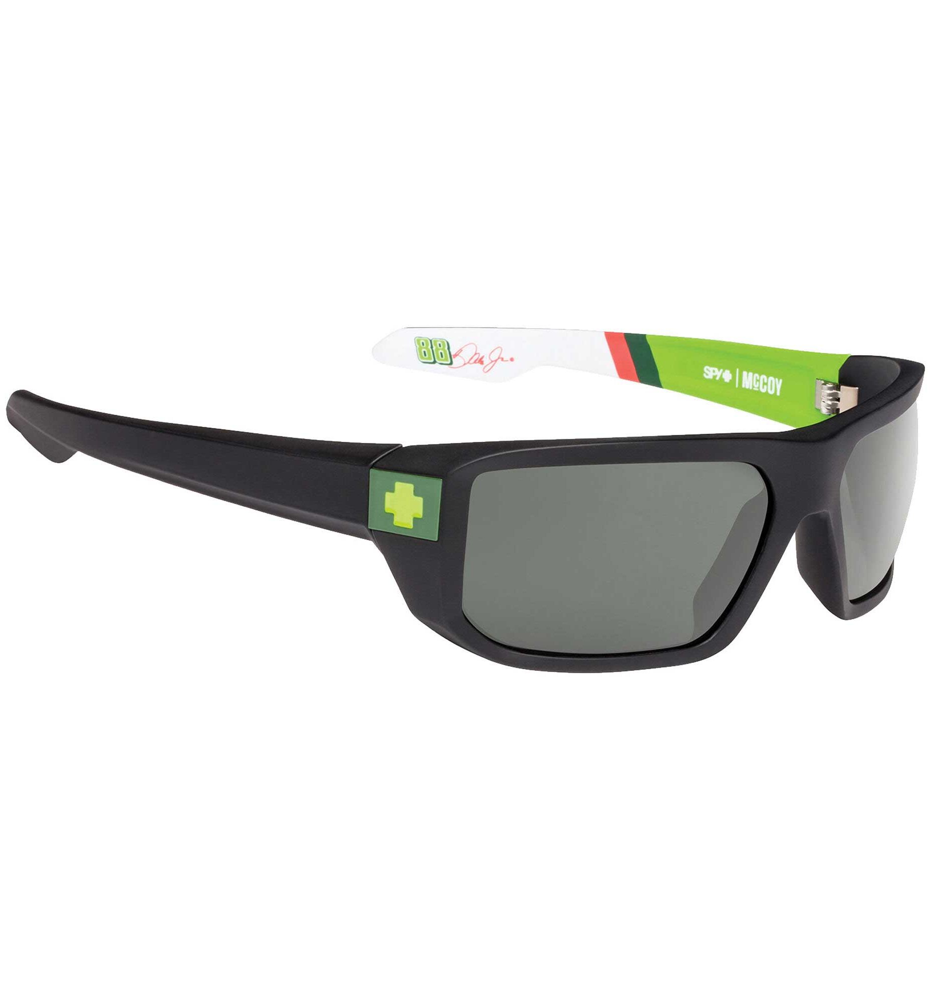 SPY Sunglasses DIRTY MO, DIET MTN DEW LIVERY - HAPPY BRONZE W/ GREEN SPEC