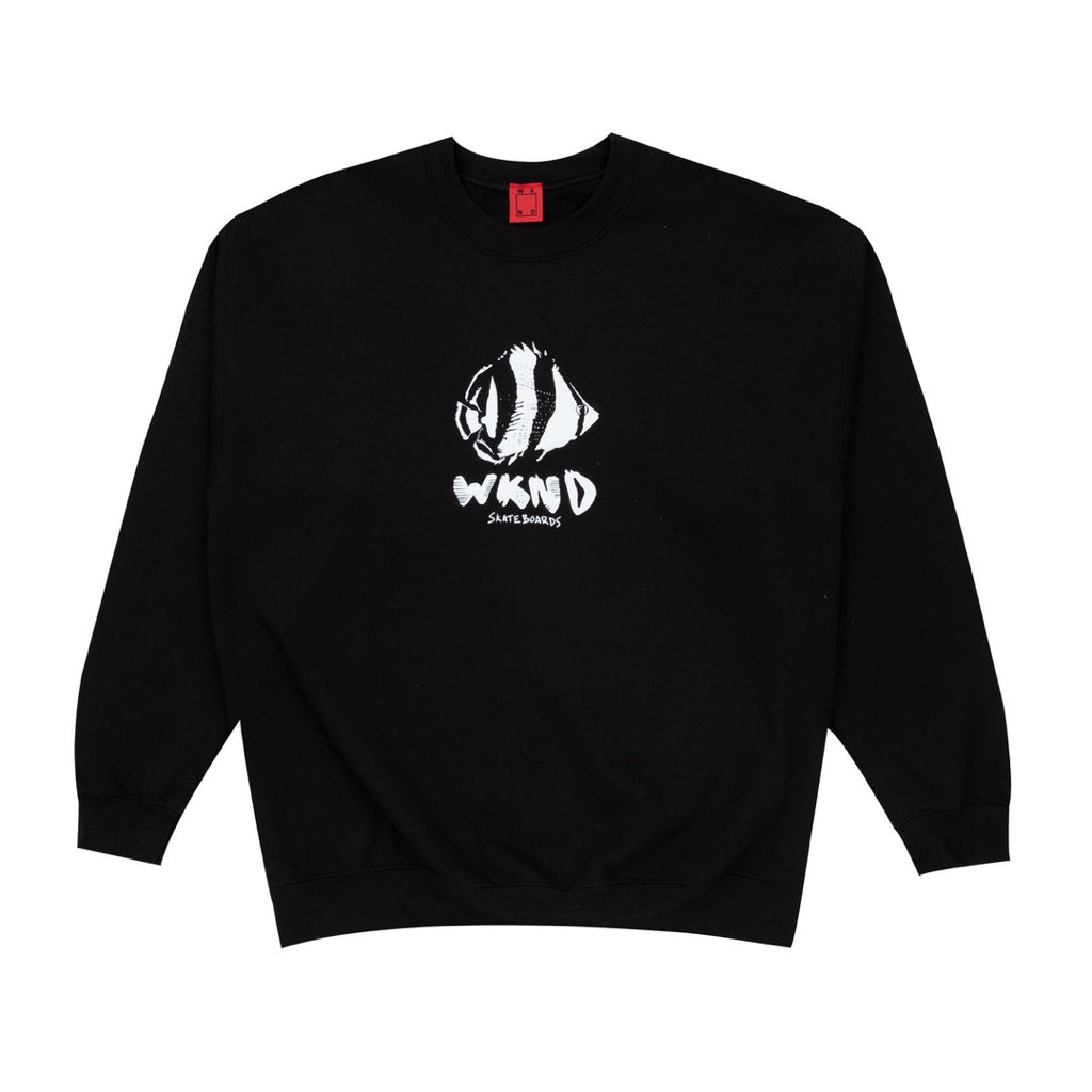 WKND Puffy Fish Pullover - black WKND Puffy Fish Pullover - black XXL